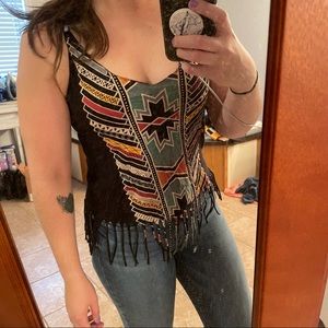 Tank Top with Frilly Bottom